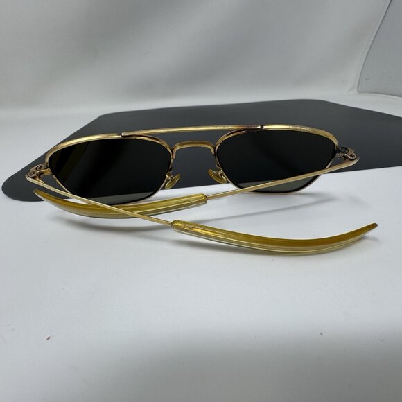 American Optical AO 5 1/2 Gold 1/10 12K GF Vintage Aviator Sunglasses Pilot CN91 - Picture 15 of 16